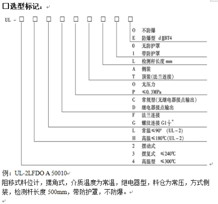 选型标记